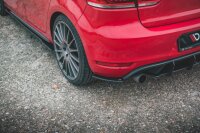 Maxton Design Racing Rear extension Flaps diffuser - VW Golf GTI MK6