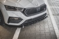 Maxton Design Frontansatz V.1 schwarz Hochglanz - Skoda...