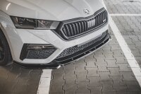 Maxton Design Frontansatz V.3 schwarz Hochglanz - Skoda...