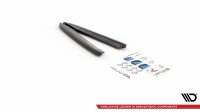 Maxton Design Heckansatz Flaps Diffusor V.1 schwarz Hochglanz - Skoda Octavia RS MK4