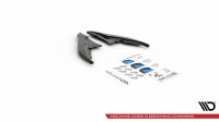 Maxton Design Heckansatz Flaps Diffusor schwarz Hochglanz - Peugeot 308 GT MK2 Facelift