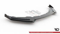 Maxton Design Racing Front extension for passend + Flaps black gloss - BMW M135i F20