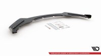 Maxton Design Racing Front extension for passend + Flaps black gloss - BMW M135i F20