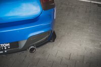 Maxton Design Racing Rear extension Flaps diffuser + Flaps black gloss - BMW M135i F20