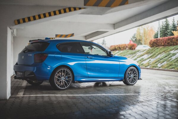 Maxton Design Racing Side skirts extension extension + Flaps BMW 1 Series F21 M135i / M140i / M-Package