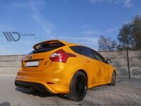 Maxton Design Diffuser rear extension black gloss - Ford Focus ST MK3 (RS Look)