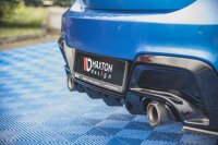 Maxton Design Rear extension Flaps diffuser V.2 black gloss - BMW M135i F20