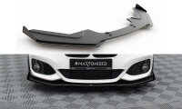 Maxton Design Racing Cup spoiler lip Front extension V.3 black gloss - BMW 1 Series F20 M-Package Facelift / M140i