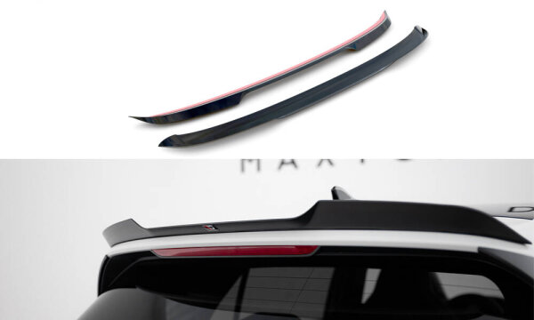 Maxton Design Spoiler Cap V.2 schwarz Hochglanz - VW Golf 8 GTI