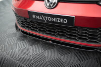 Maxton Design Frontansatz + Flaps V.2 - VW Golf 8 GTI