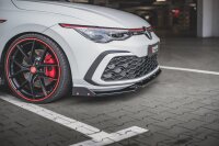 Maxton Design Front extension + Flaps V.2 - VW Golf 8 GTI