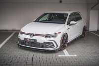 Maxton Design Frontansatz + Flaps V.3 - VW Golf 8 GTI