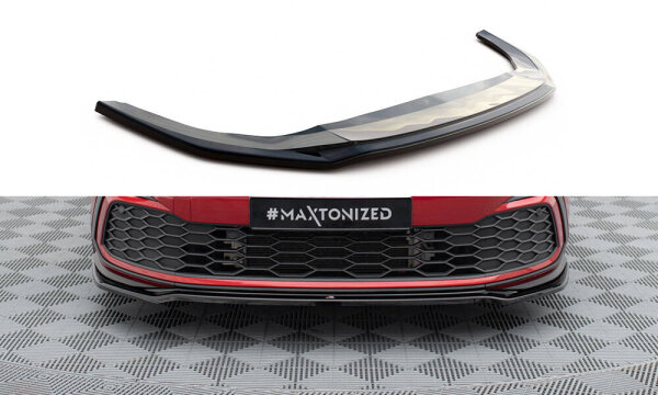Maxton Design Frontansatz V.4 schwarz Hochglanz - VW Golf 8 GTI