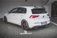 Maxton Design Rear extension Flaps diffuser + Flaps V.2 - VW Golf 8 GTI