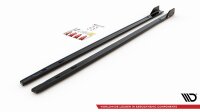 Maxton Design Side skirts extension extension + Flaps V.2 - VW Golf 8 GTI / GTI Clubsport