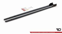 Maxton Design Side skirts extension extension + Flaps V.2 - VW Golf 8 GTI / GTI Clubsport