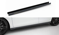 Maxton Design Side skirts extension extension V.3 black...