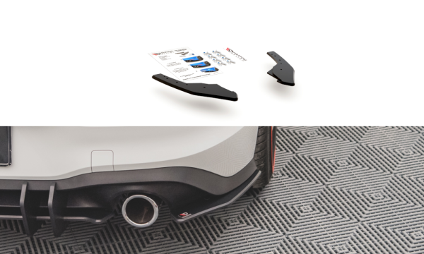 Maxton Design Racing Rear extension Flaps diffuser - VW Golf 8 GTI