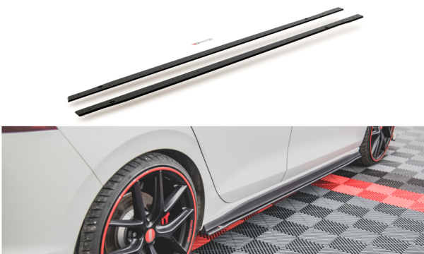 Maxton Design Racing Side skirts extension extension - VW Golf 8 GTI / GTI Clubsport