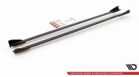 Maxton Design Racing Side skirts extension extension + Flaps VW Golf 8 GTI / GTI Clubsport