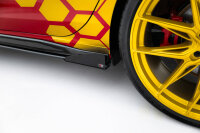 Maxton Design Racing Side skirts extension extension + Flaps VW Golf 8 GTI / GTI Clubsport