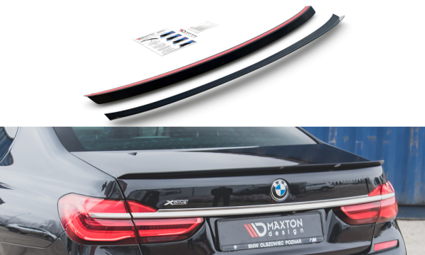 Maxton Design Spoiler Cap schwarz Hochglanz - BMW 7 M-Paket G11