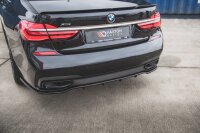 Maxton Design Middle diffuser rear extension DTM Look black gloss - BMW 7 M-Package G11