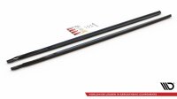 Maxton Design Side skirts extension extension black gloss - BMW 7 M-Package G11