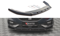 Maxton Design Front extension V.2 black gloss - Seat Leon...