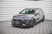 Maxton Design Front extension V.2 black gloss - Seat Leon...