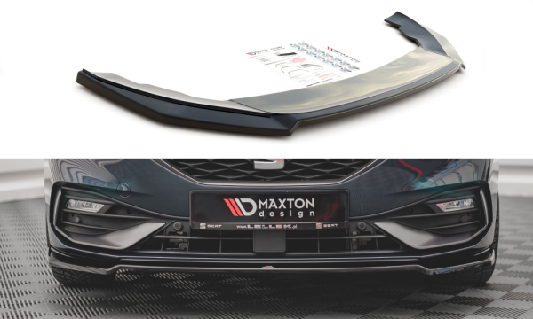 Maxton Design Front extension V.3 black gloss - Seat Leon FR MK4