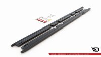 Maxton Design Side skirts extension extension V.1 black gloss - Seat Leon FR MK4 / Cupra Leon