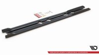 Maxton Design Side skirts extension extension V.2 black gloss - Seat Leon FR MK4 / Cupra Leon