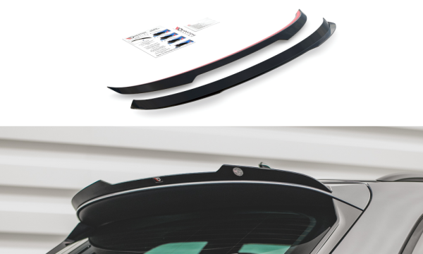 Maxton Design Spoiler Cap black gloss - Seat Leon FR ST MK4