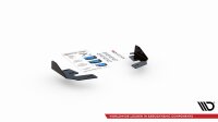 Maxton Design Rear sides Flaps black gloss - VW Golf 8 GTI