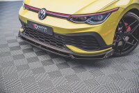 Maxton Design Front extension + Flaps V.1 - VW Golf 8 GTI Clubsport