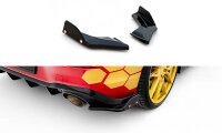 Maxton Design Rear extension Flaps diffuser + Flaps V.1 - VW Golf 8 GTI Clubsport