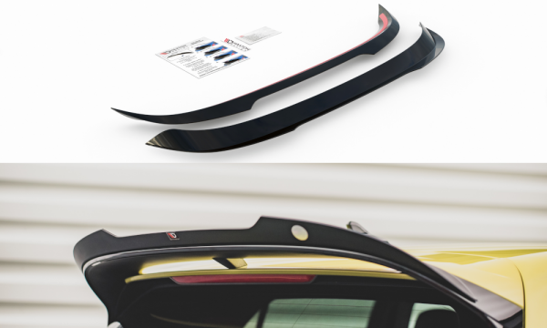 Maxton Design Spoiler Cap black gloss - VW Golf 8 GTI Clubsport