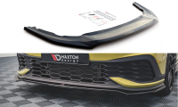 Maxton Design Front extension V.3 black gloss - VW Golf 8...