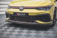 Maxton Design Front extension V.3 black gloss - VW Golf 8 GTI Clubsport