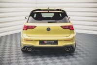 Maxton Design Middle diffuser rear extension black gloss - VW Golf 8 GTI Clubsport