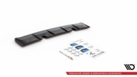 Maxton Design Middle diffuser rear extension black gloss - VW Golf 8 GTI Clubsport