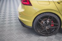 Maxton Design Heckansatz Flaps Diffusor V.2 schwarz Hochglanz - VW Golf 8 GTI Clubsport