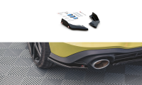 Maxton Design Rear extension Flaps diffuser V.2 black gloss - VW Golf 8 GTI Clubsport