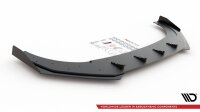 Maxton Design Racing Front extension for passend + Flaps black gloss - VW Golf 8 GTI Clubsport