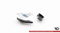 Maxton Design Racing Rear extension Flaps diffuser + Flaps black gloss - VW Golf 8 GTI Clubsport