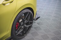 Maxton Design Robuste Racing Heckansatz Flaps Diffusor + Flaps schwarz Hochglanz - VW Golf 8 GTI Clubsport