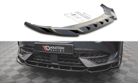 Maxton Design Front extension V.1 black gloss - Cupra...