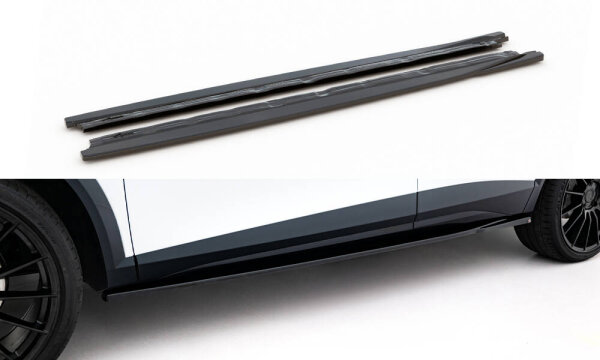 Maxton Design Seitenschweller Ansatz schwarz Hochglanz - Cupra Formentor