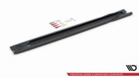 Maxton Design Side skirts extension extension black gloss - Volvo S60 R-Design MK2